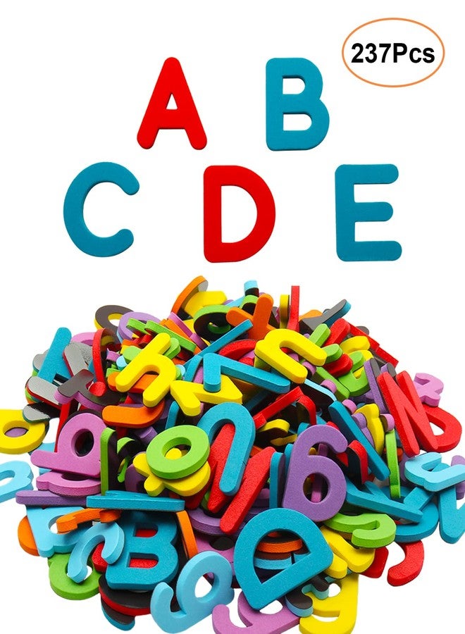 HELLOCUBE Classroom Magnetic Alphabet Letters - ABC 237 Pcs Letters Numbers & Pattern with Side Magnetic Board Foam for Kids Spelling | Learning - Image 3